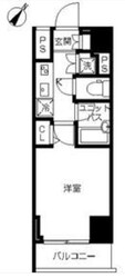 スカイコート北品川の物件間取画像